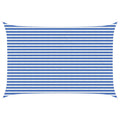 Sonnensegel Blau und Weiß 3 x 4 m HDPE