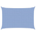 Sonnensegel Blau und Weiß 3 x 4 m HDPE
