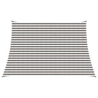 Sonnensegel Hellgrau und Weiß 3 / 4 x 3 m HDPE