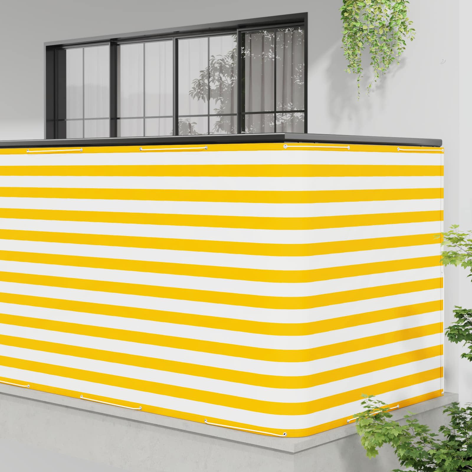 Balkon Sichtschutz 150 x 700 cm Stoff mit PU-Beschichtung