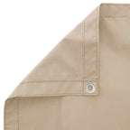 Balkon Sichtschutz 150 x 500 cm Stoff mit PU-Beschichtung Beige