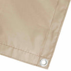 Balkon Sichtschutz 200 x 300 cm Stoff mit PU-Beschichtung Beige