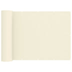 Balkon Sichtschutz 180 x 700 cm Stoff mit PU-Beschichtung Creme