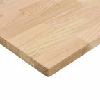 Schreibtisch Schwarz und Natur 140 x 60 cm Massivholz Eiche