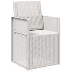 Garten Esszimmerstühle 2 pcs Weiß PP