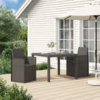 Garten Esszimmerstühle 2 pcs Hellgrau PP