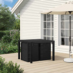 Garten Esszimmerstühle 2 pcs Anthrazit und Hellgrau PP