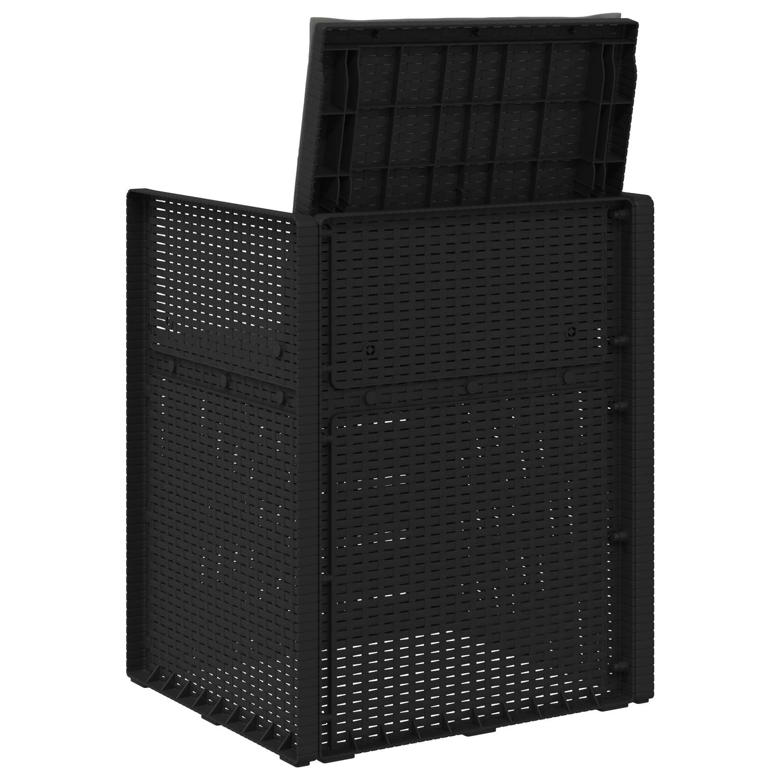 Garten Esszimmerstühle 2 pcs Anthrazit PP