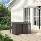 Garten Esszimmerstühle 2 pcs Hellgrau PP