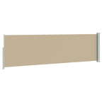 Ausziehbares Seitenmarkise Beige 300 x 120 cm Polyester