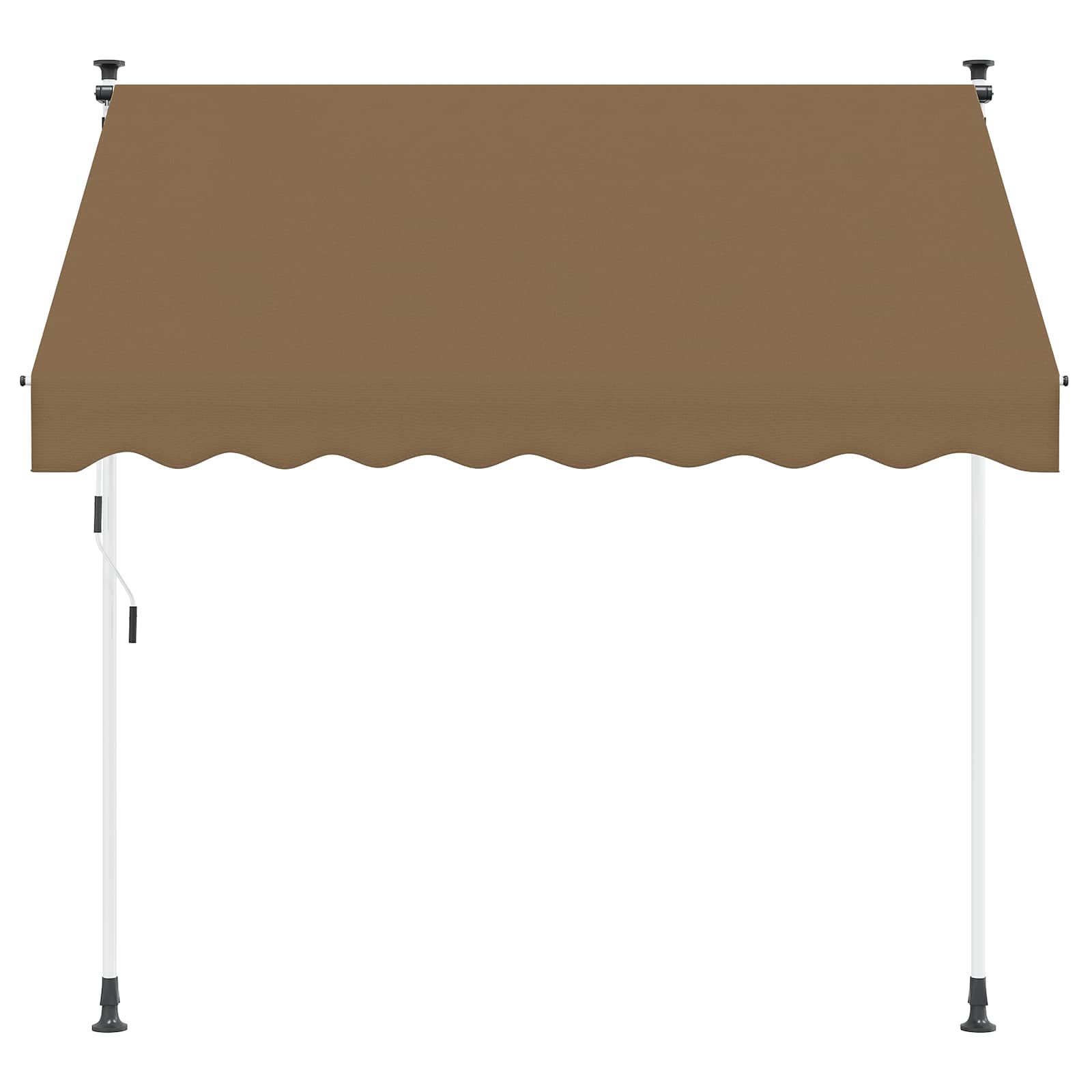 Manuell einziehbare Markise Beige 100 cm
