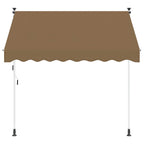 Manuell einziehbare Markise Beige 400 cm
