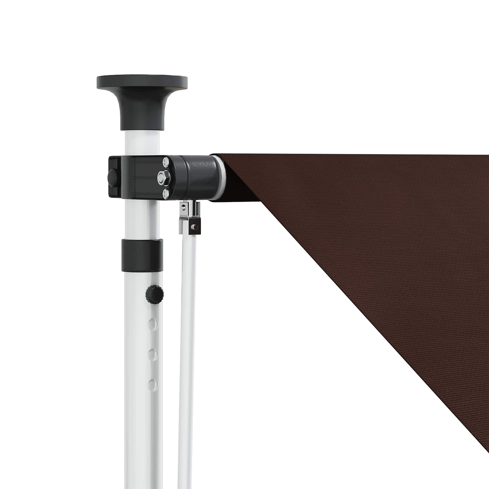 Manuell einziehbare Markise Braun 150 cm