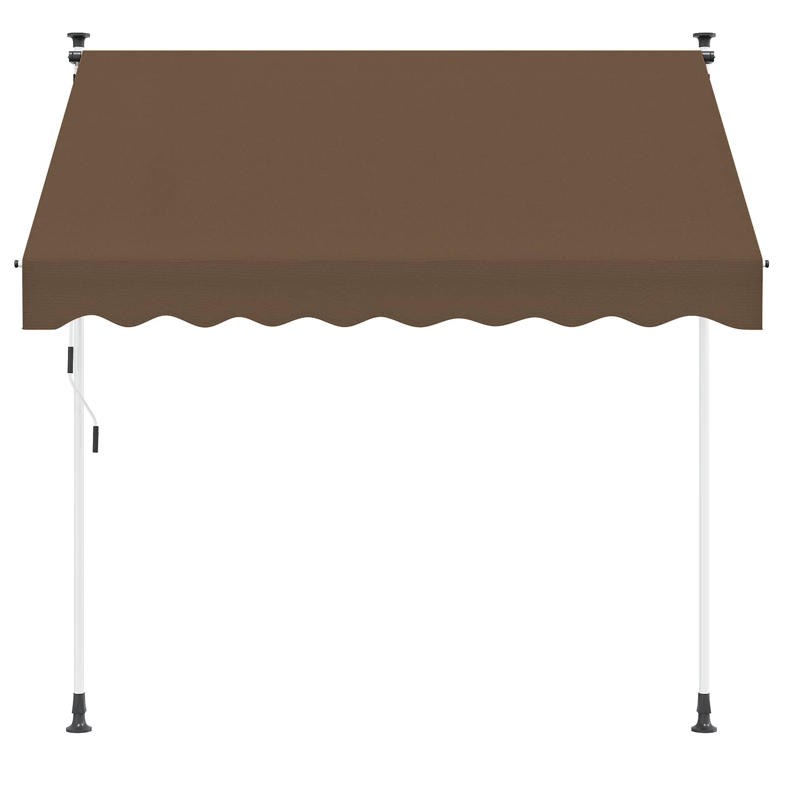 Manuell einziehbare Markise Taupe 250 cm