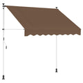 Manuell einziehbare Markise Taupe 300 cm