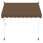 Manuell einziehbare Markise Taupe 300 cm
