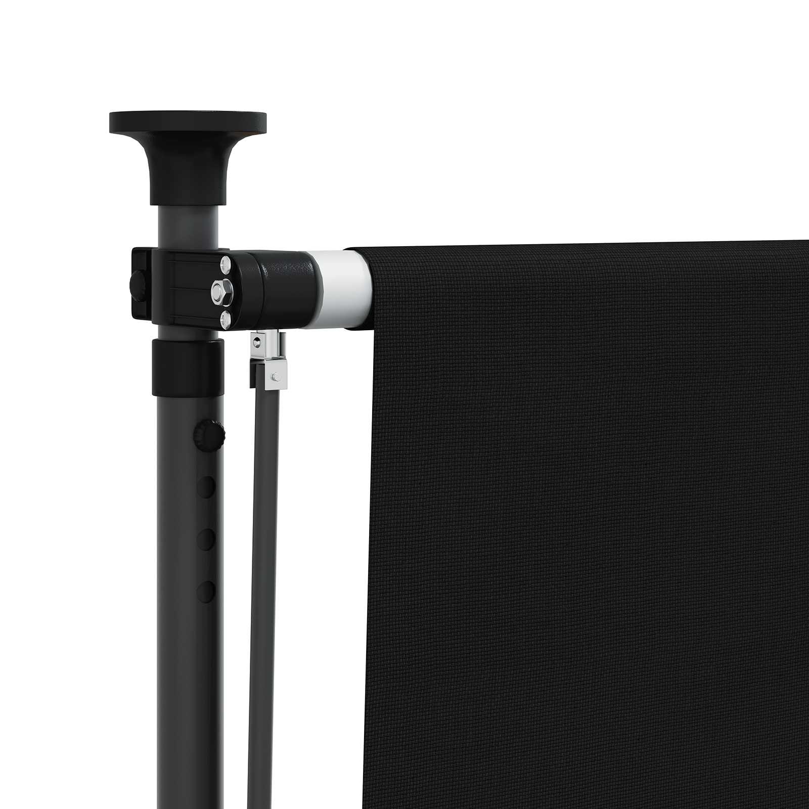 Outdoor Rollo Schwarz 100 x 270 cm