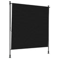 Outdoor Rollo Schwarz 100 x 270 cm