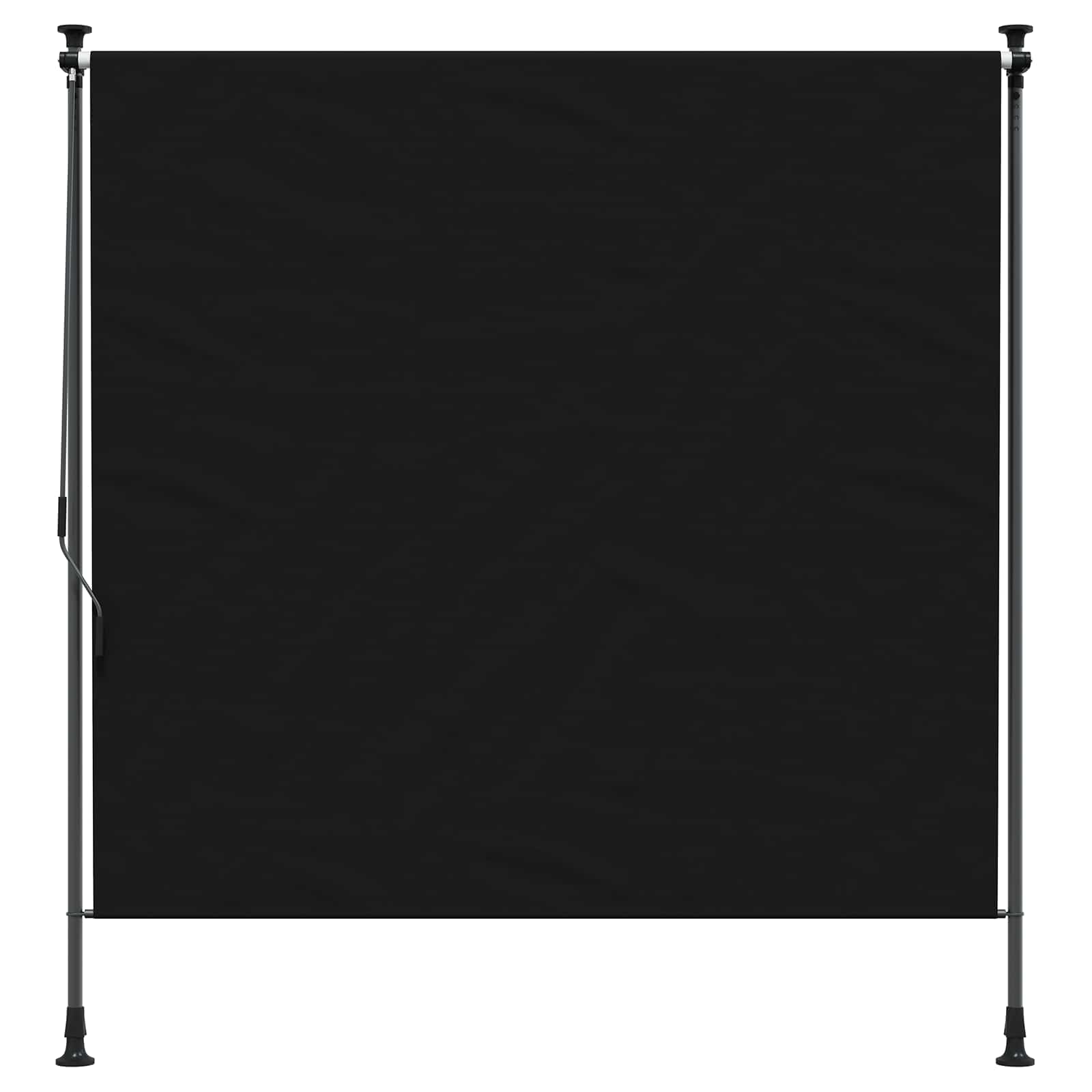 Outdoor Rollo Schwarz 100 x 270 cm