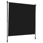 Outdoor Rollo Schwarz 120 x 270 cm