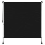 Outdoor Rollo Schwarz 150 x 270 cm