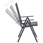 Garten Essgruppe 9 pcs Anthrazit 212 x 90 x 76 cm