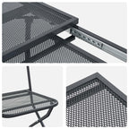 Garten Essgruppe 9 pcs Anthrazit 212 x 90 x 76 cm