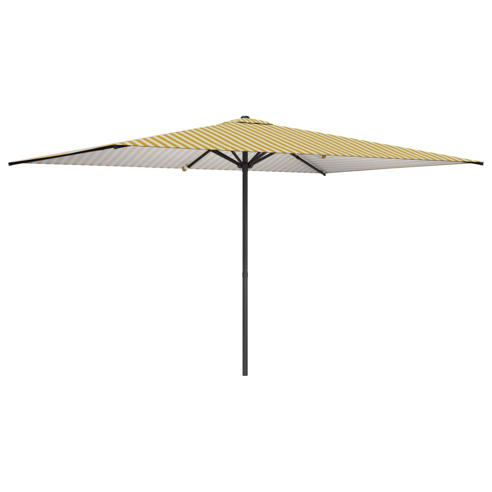 Garten-Sonnenschirm 200 x 300 cm Polyester Rechtwinklig
