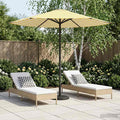 Garten-Sonnenschirm 230 x 230 cm Polyester Rechtwinklig