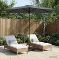Garten-Sonnenschirm 270 x 270 cm Polyester Rechtwinklig