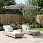Garten-Sonnenschirm 270 x 270 cm Polyester Rechtwinklig
