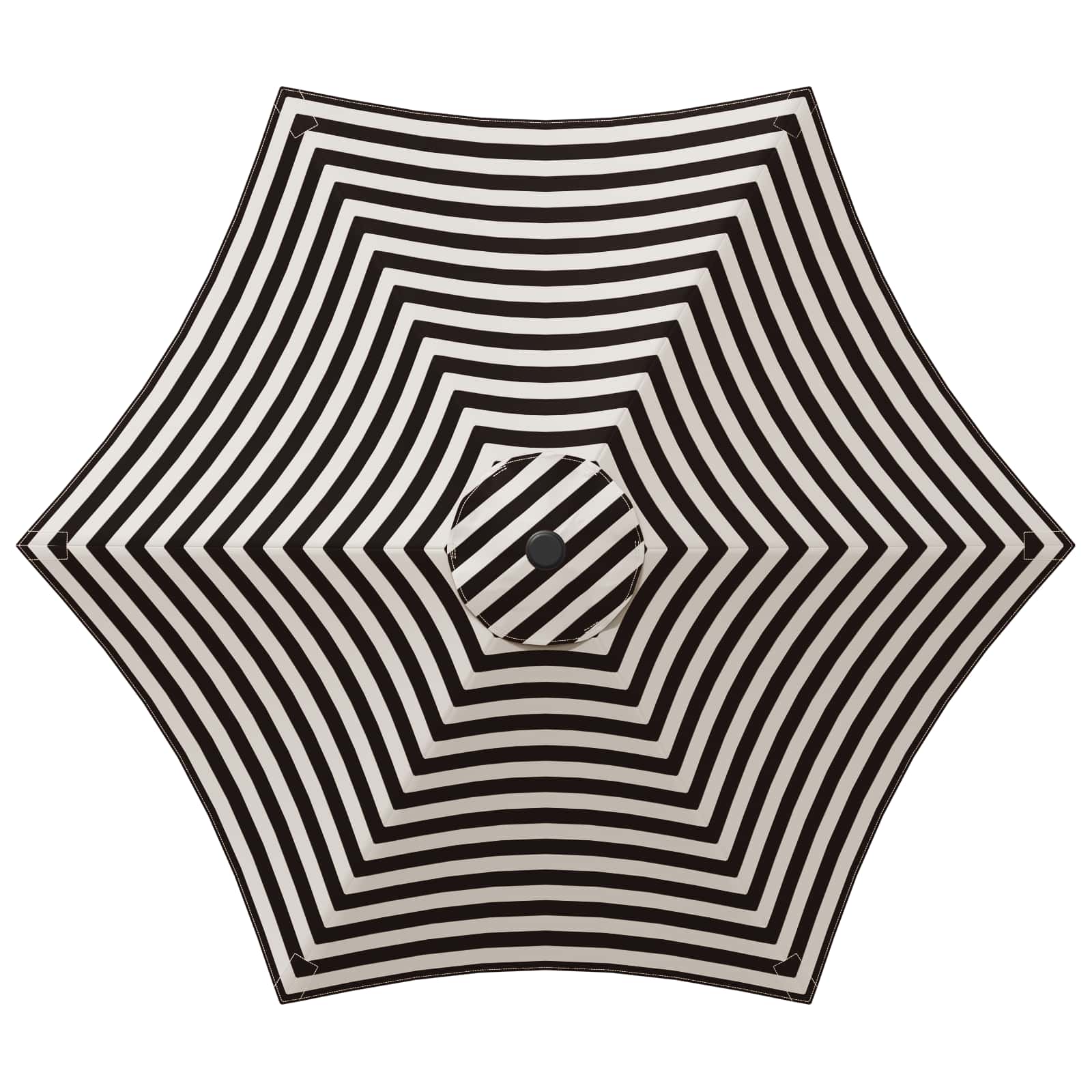 Garten-Sonnenschirm 270 x 270 cm Polyester Rechtwinklig