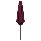 Garten-Sonnenschirm 300 x 300 cm Polyester Rechtwinklig