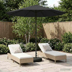 Garten-Sonnenschirm 230 x 230 cm Polyester Rechtwinklig