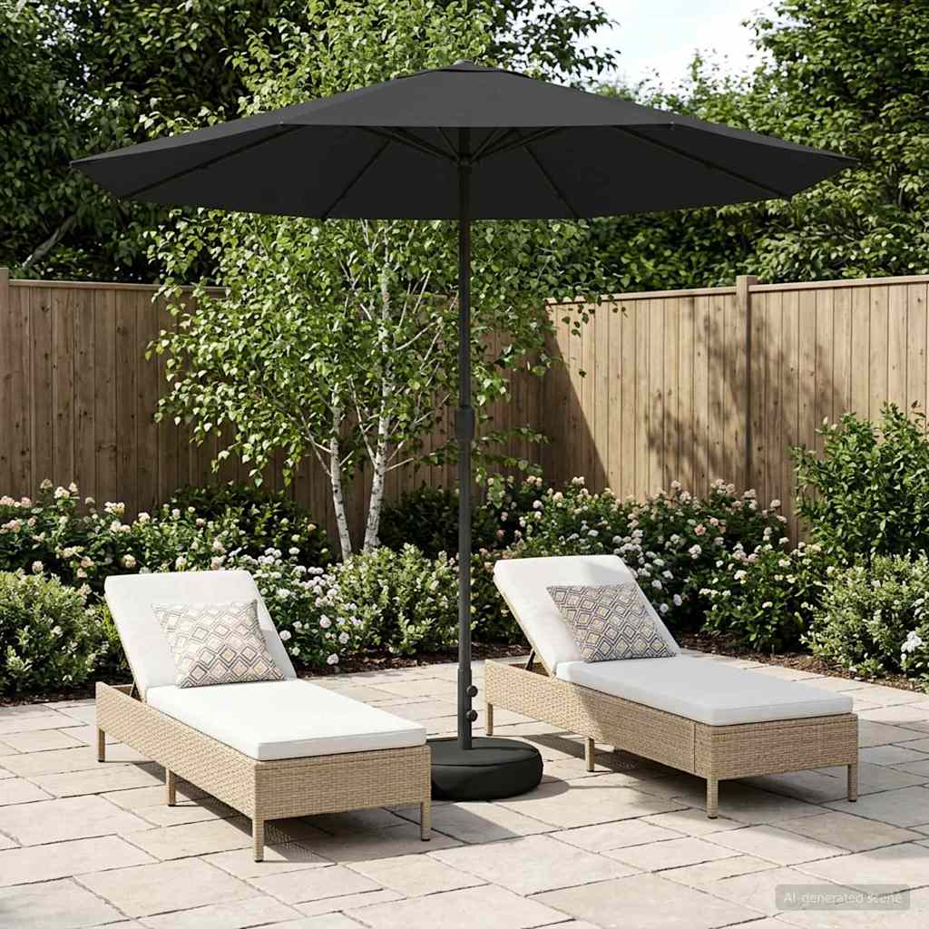 Garten-Sonnenschirm 230 x 230 cm Polyester Rechtwinklig
