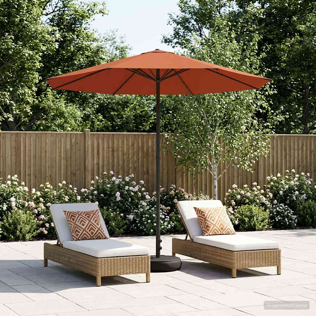 Garten-Sonnenschirm 230 x 230 cm Polyester Rechtwinklig