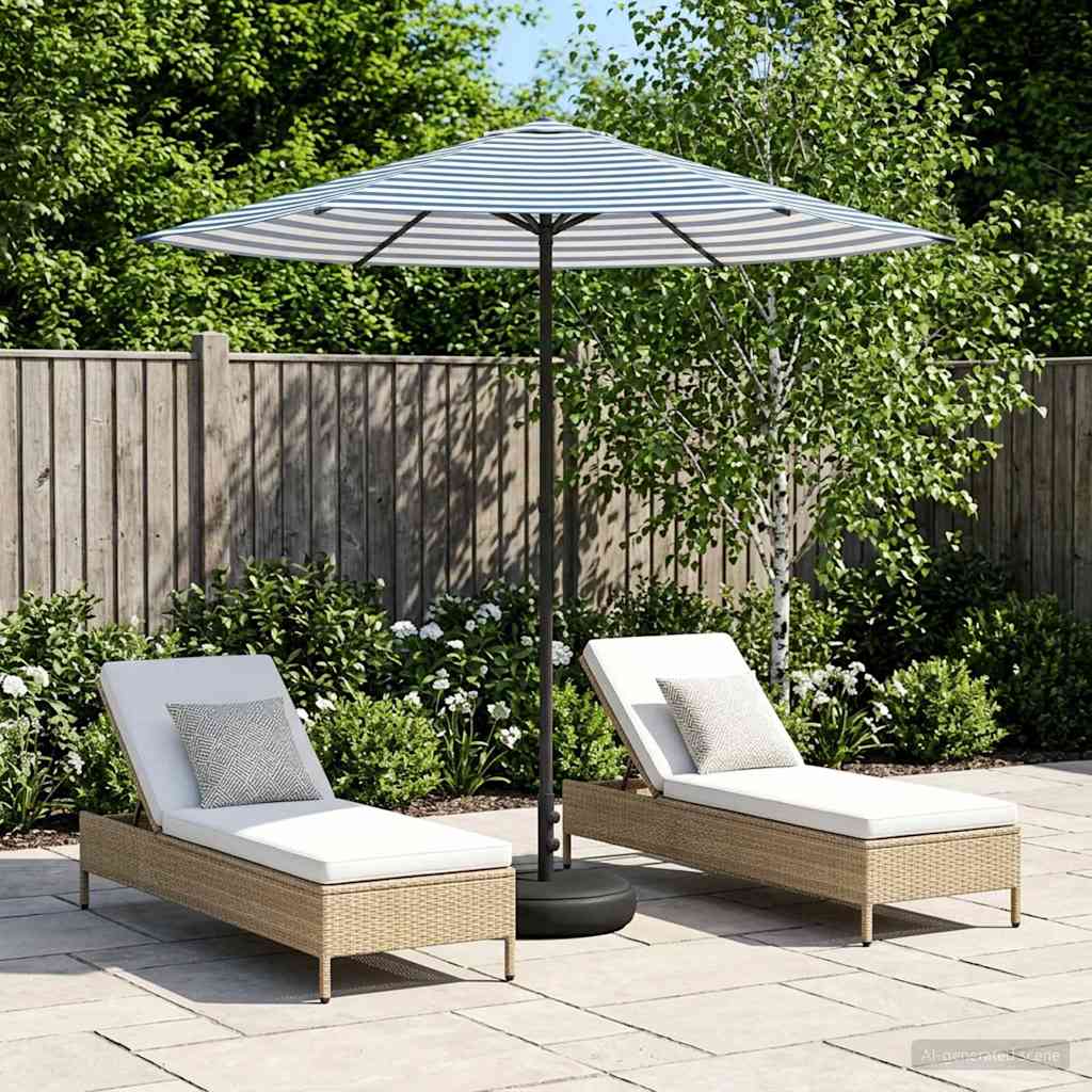 Garten-Sonnenschirm 230 x 230 cm Polyester Rechtwinklig