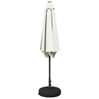 Garten-Sonnenschirm 270 x 270 cm Polyester Rechtwinklig Creme