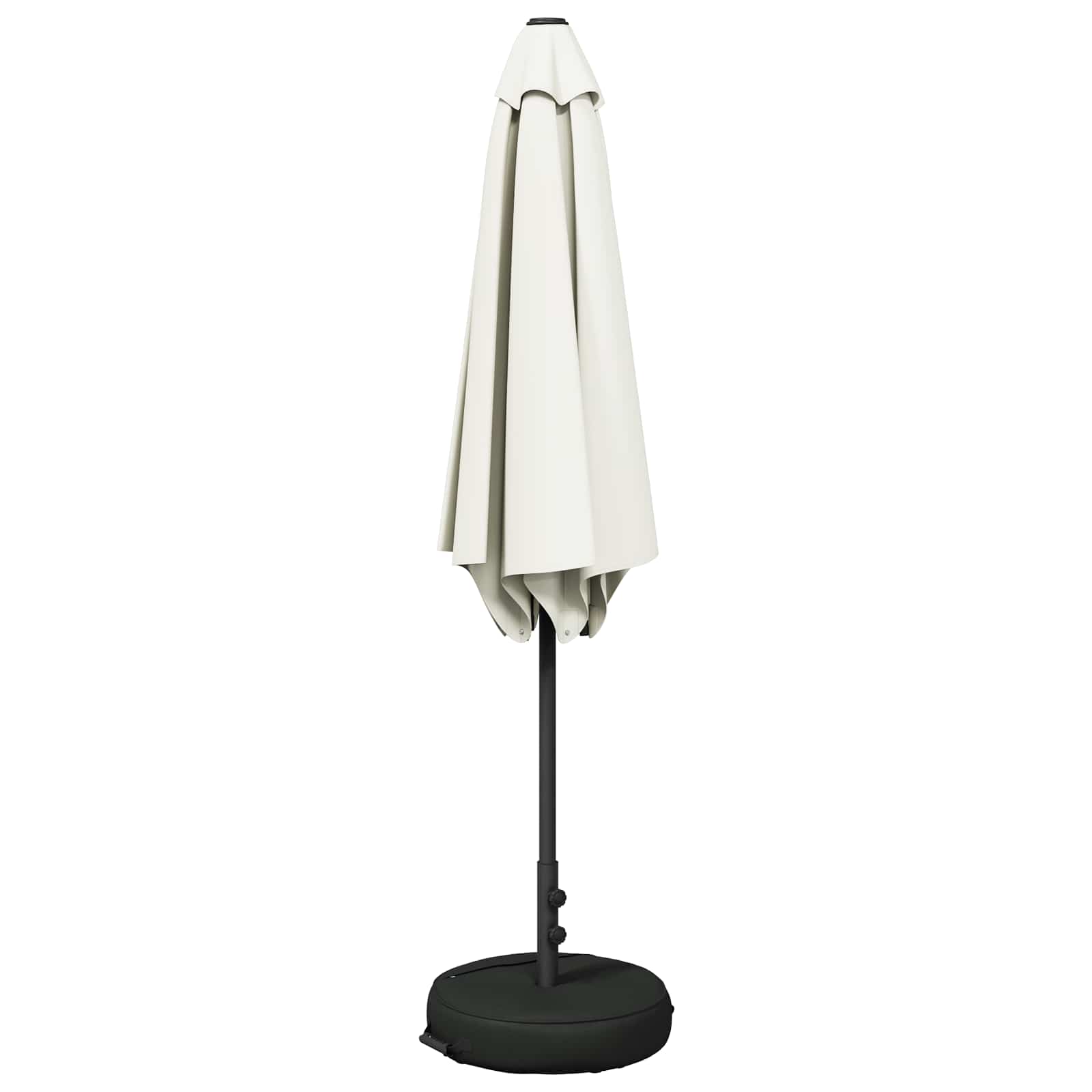 Garten-Sonnenschirm 270 x 270 cm Polyester Rechtwinklig Creme