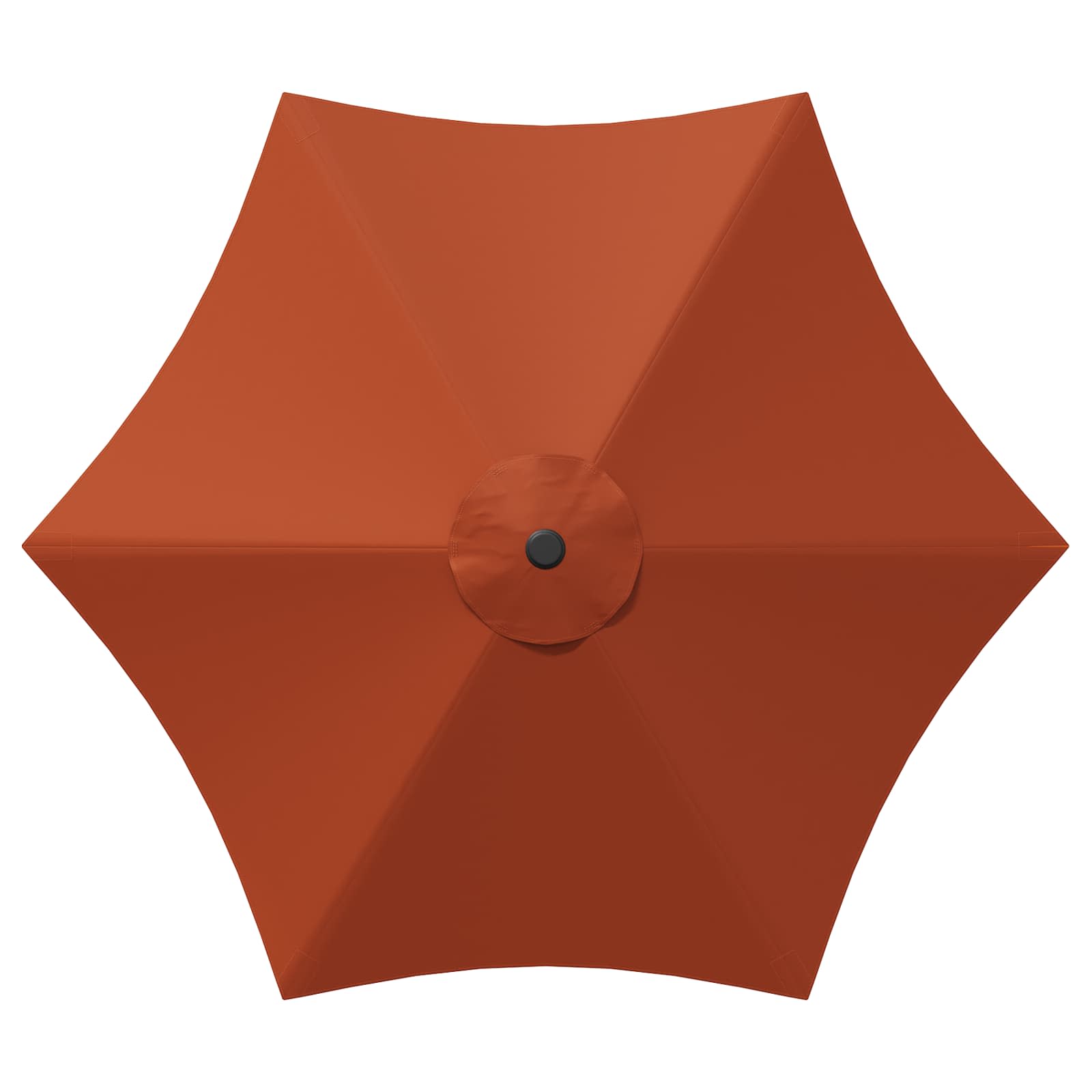 Garten-Sonnenschirm 270 x 270 cm Polyester Rechtwinklig