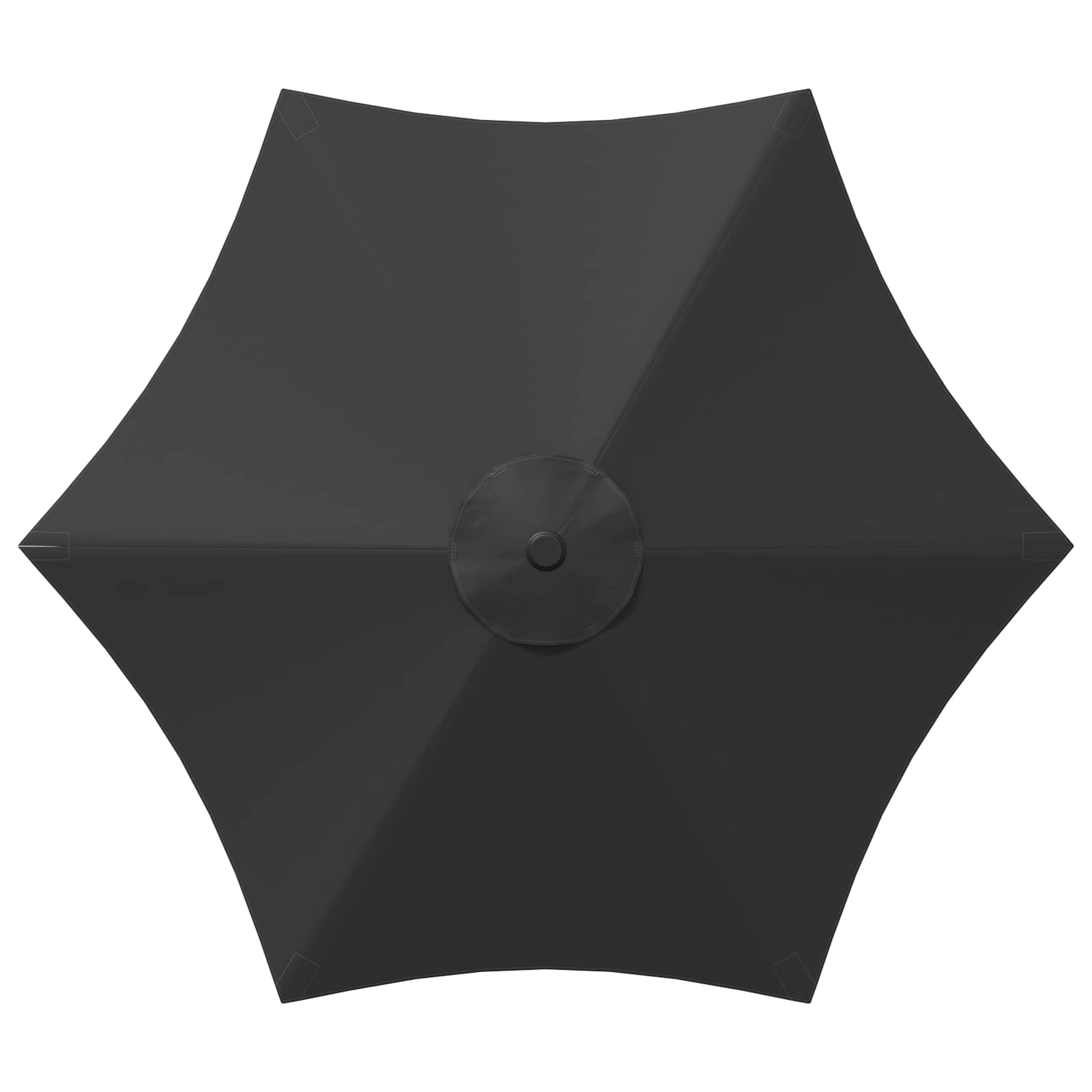 Garten-Sonnenschirm 300 x 300 cm Polyester Rechtwinklig