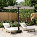 Garten-Sonnenschirm 300 x 300 cm Polyester Rechtwinklig
