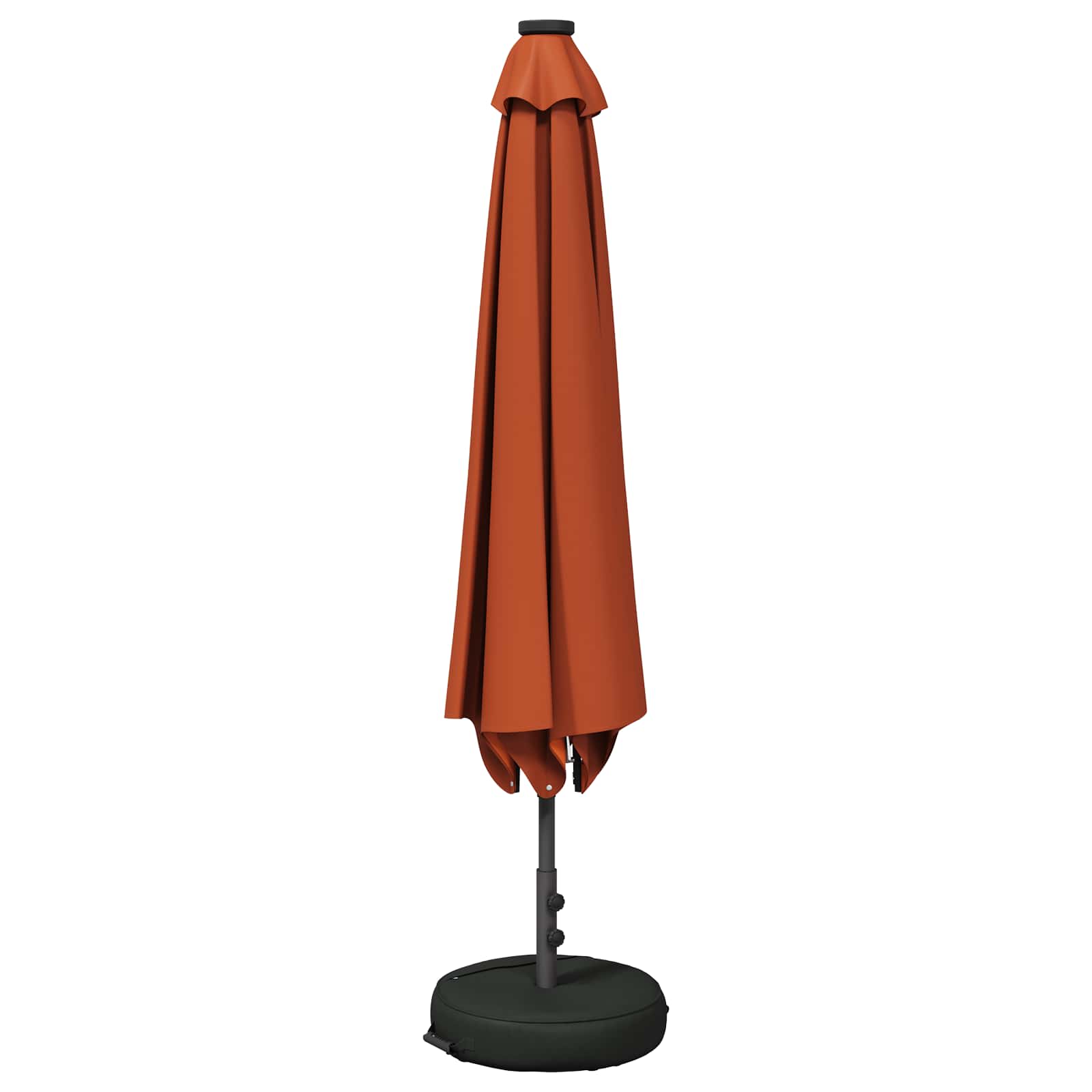 Garten Sonnenschirm mit LED-Lichtern 200 x 300 cm Polyester