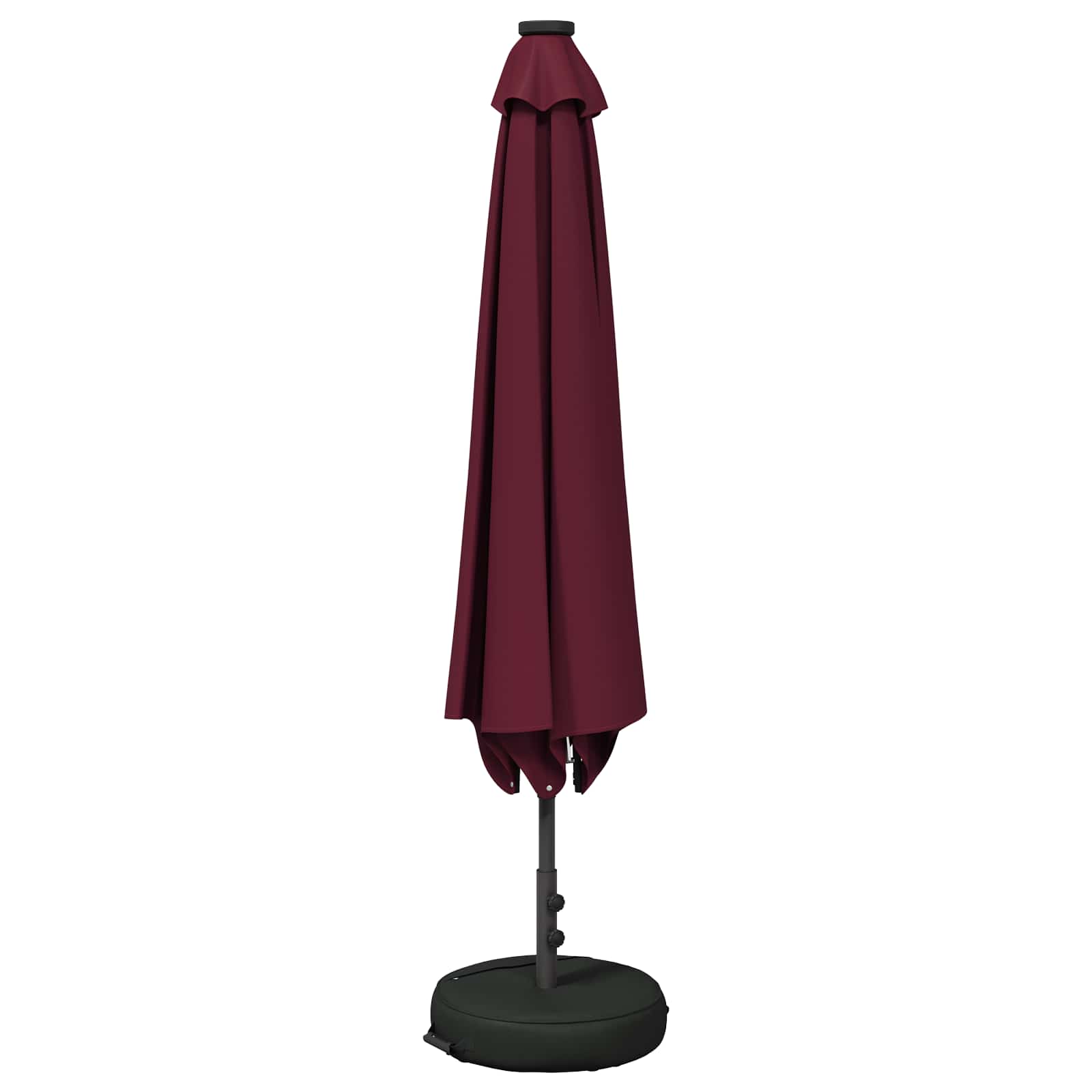 Garten Sonnenschirm mit LED-Lichtern 200 x 300 cm Polyester