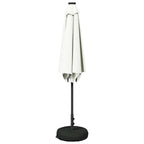 Garten Sonnenschirm mit LED-Lichtern 270 x 270 cm Polyester