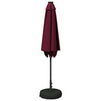 Garten Sonnenschirm mit LED-Lichtern 270 x 270 cm Polyester