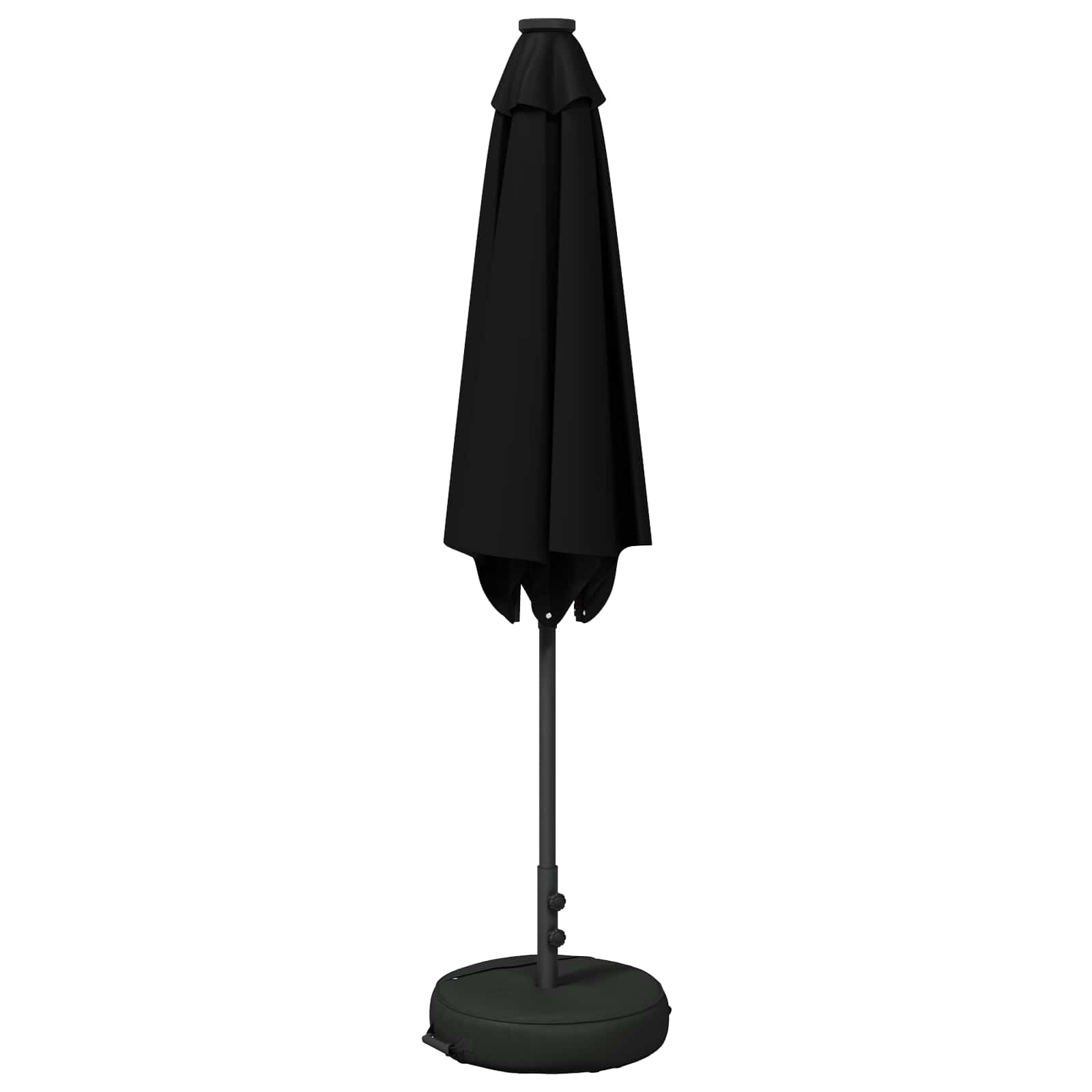 Garten Sonnenschirm mit LED-Lichtern 270 x 270 cm Polyester