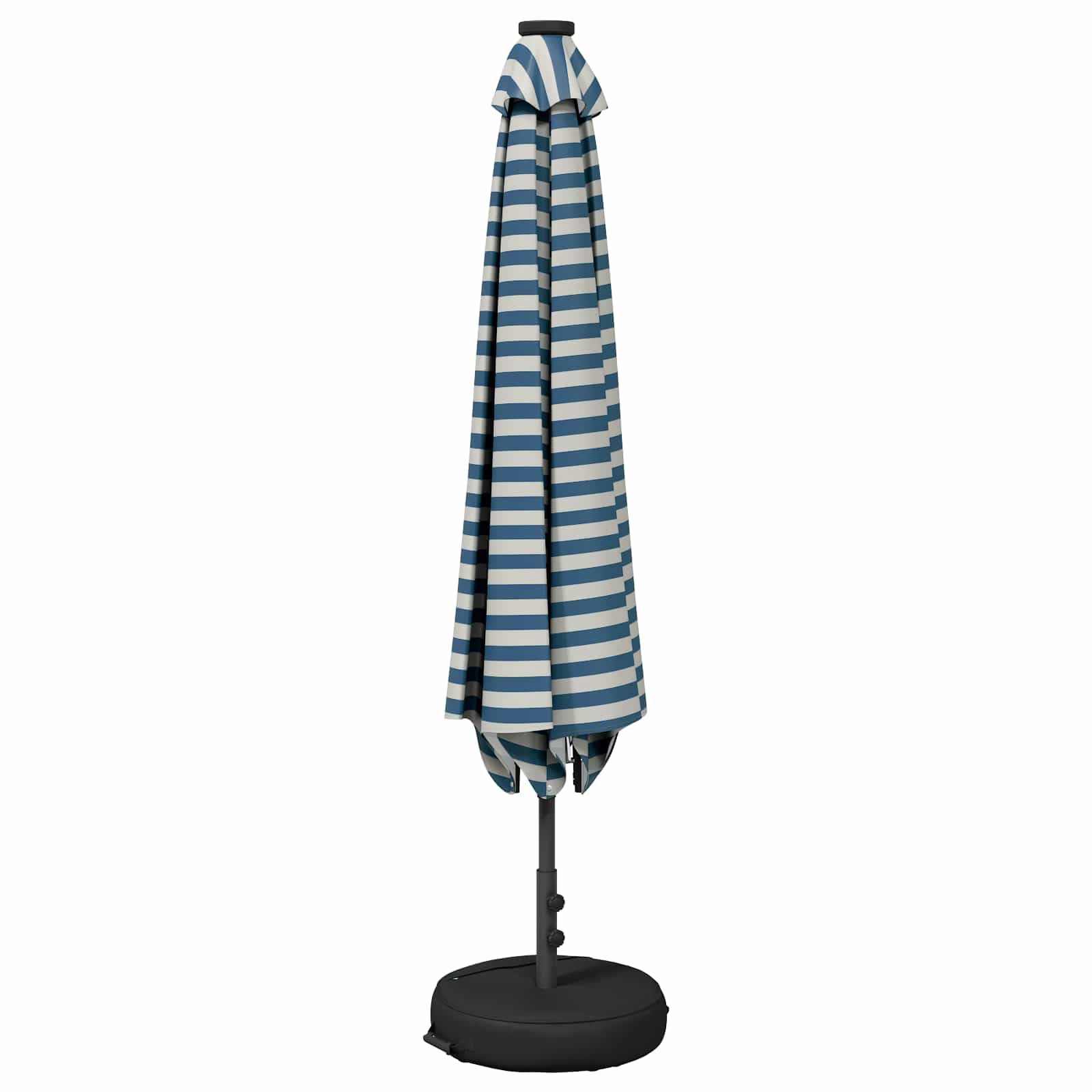 Garten Sonnenschirm mit LED-Lichtern 300 x 300 cm Polyester
