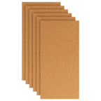 Korkplatte 6 Stk. Braun 100 x 50 cm Kork