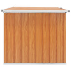 Außenlagerbox Holz 150 x 101 x 91 cm Verzinkter Stahl